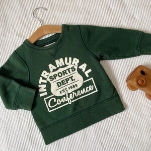 The Children's Place Green Sports Sweater